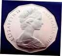 AUSTRALIA 1971 50 CENTS PROOF COAT OF ARMS CuNiAUSTRALIA 1971 50 CENTS PROOF COA...