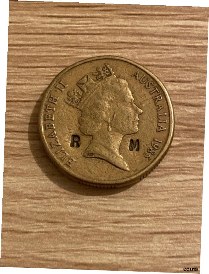 【極美品/品質保証書付】 アンティークコイン 硬貨 Rare $1 One Dollar Coin 1985 MOR With R M (Royal..