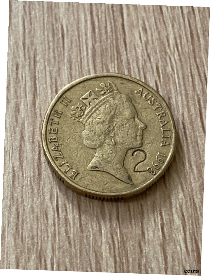 ڶ/ʼݾڽա ƥ    [̵] Rare 1998 AUSTRALIA $1 DOLLAR Coin With Stamped On Number 2 Unique Sport $1 Coin