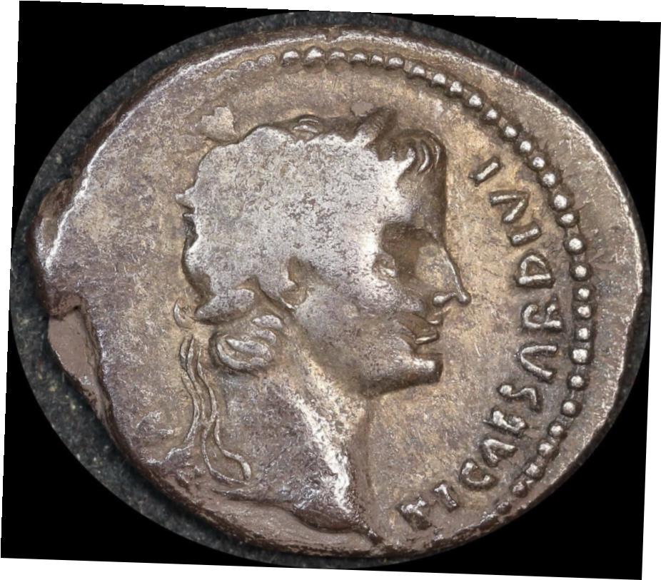  アンティークコイン コイン 金貨 銀貨  Ancient Rome (Imperial) AD 14 - AD 37 Tiberius Silver Denarius Livia RIC I# 30 F