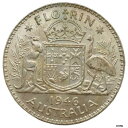 1946 Australian King George VI Florin Silver Coin1946 Australian King George VI Florin Silver Coin(3)