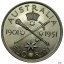 ڶ/ʼݾڽա ƥ    [̵] 1951 Australia King George VI Jubilee Florin Silver Coin