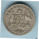 Australia. 1922/1 Overdate Threepence.. VG/F - With Clear OverdateAustralia. 192...