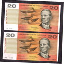 Australia R-401.. (1966) Coombs/Wilson - 20 Dollars. aU-UNC.. CONSECUTIVE PairAustralia R-401.. (1966) Coombs/Wilson - 20 Dollars. aU-UNC.. CONSECUTIVE Pair