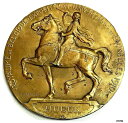 1910 年ベルギウム国際博覧会ワールドフェアブリュッセルメダル G. DEVREESE- show original title1910 Belgium In...