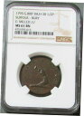  アンティークコイン コイン 金貨 銀貨  1795 GREAT BRITAIN 1/2 ペニー サフォーク-BURY チャールズガースト コンダー トークン NGC MS 61- show original title