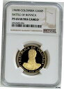 1969 B ゴールド コロンビア ボヤカ バトル 300 ペソ サイモン ボリバー コイン NGC プルーフ 65 UC- show original tit...