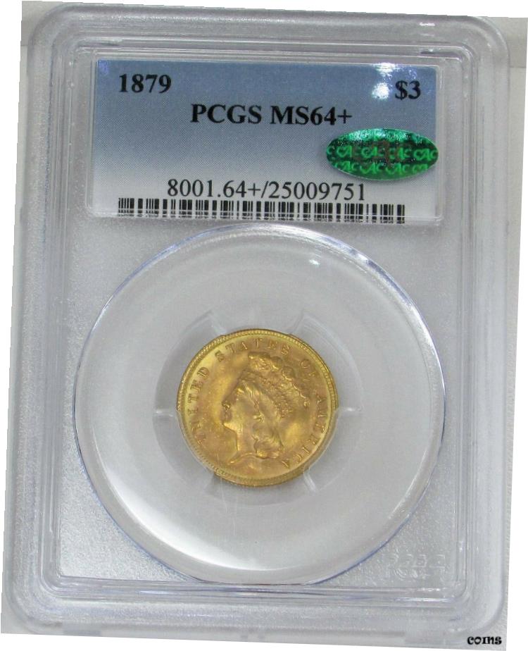 ڶ/ʼݾڽա ƥ Ų 1879ǯ  $3 ɥץ󥻥 إå 3,000 ¤ PCGS ...