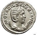 Otacilia Severa 244AD シルバー 古代ローマン ヘラ ジュノ ジュピター i52282 の妻- show original titleOtacilia Severa 244AD Silver Ancient Roman Hera Juno Wife of Jupiter i52282- show original title