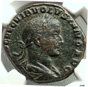 VOLUSIAN 本物 古代251AD セステルティウス ローマコイン ジュノ テンプル NGC i68622- show original titleVOLUSIAN Authentic Ancient 251AD Sestertius Roman Coin Juno Temple NGC i68622- ??show original title