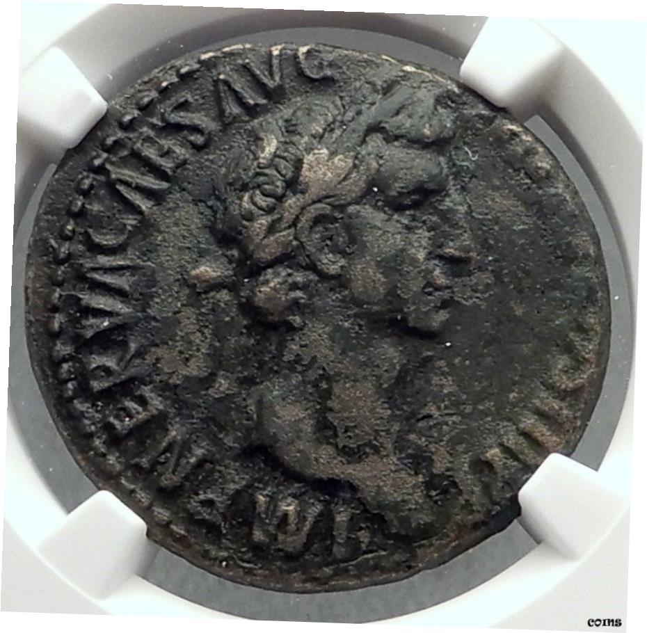 NERVA 97AD ローマ 本物 古代NGC 認定 Ch VF ローマン コイン FORTUNA i60234- show original titleNERVA 97AD Rome Authentic Ancient NGC Certified Ch VF Roman Coin FORTUNA i60234- show original title