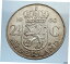 1960 オランダ王国クイーンジュリアナ 2 1/2 グルデン本物シルバーコインi 71591- show original title1960 Queen Juliana of the Netherlands 2 1/2 Gulden Authentic Silver Coin I 71591- show original title 70,000円