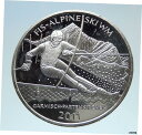 2011 GERMANY FIS アルパイン ワールド スキング チャンピオン 純正 シルバー 10 ユーロコイン i75195- show original ...