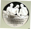 1970 米国革命 歴史 ハンコック シグン プルーフ シルバー メダル i94895- show original title1970 American Revolution History Hancock Sign Proof Silver Medal i94895- show original title