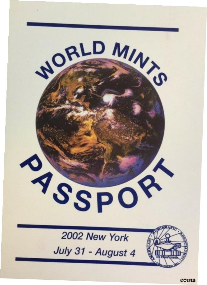 【極美品/品質保証書付】 アンティークコイン コイン 金貨 銀貨 [送料無料] 2002 ANA World Mint Passport 111th Convention ニューヨークコイン 18 カ国から- show original title