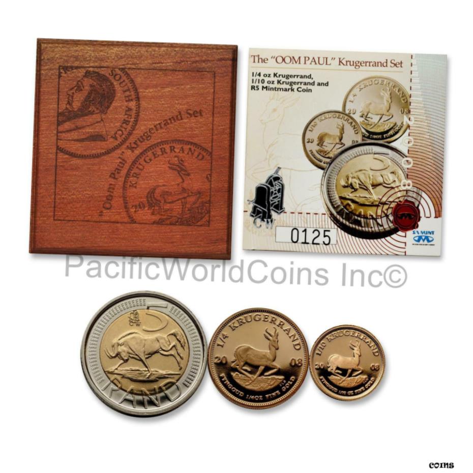 եꥫ 2008 The OOM PAUL Krugerrand 3 ԡ  Х᥿PFåSKU #7439- sh...