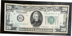 【極美品/品質保証書付】 アンティークコイン コイン 金貨 銀貨 [送料無料] 1928年 $20 アトランタ連邦準備銀行紙幣- show original title