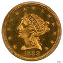 ץʡɥ꥽㤨֡ڶ/ʼݾڽա 1888ǯ $2.50 Хƥ إå   PCGS PR66CAM CAC- show original titleפβǤʤ13,627,250ߤˤʤޤ