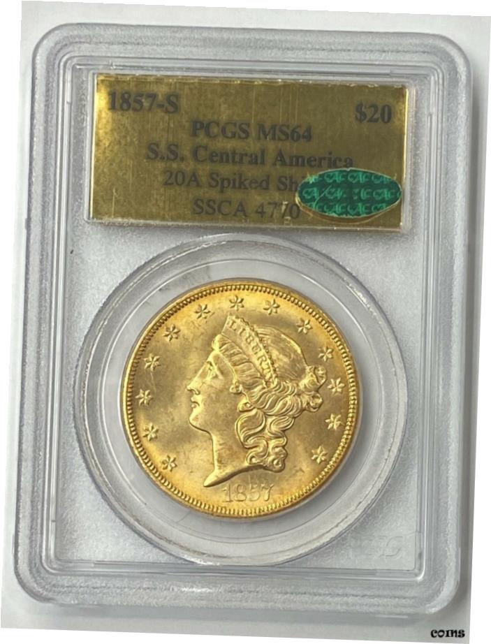 ץʡɥ꥽㤨֡ڶ/ʼݾڽա ƥ Ų 1857ǯ-S $20 Хƥɥ֥륤 PCGS MS64 CAC SS ꥫв- show original title [̵] #oot-wr-6629-25פβǤʤ3,027,500ߤˤʤޤ