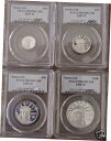 2005-W PCGS PR 69 DCAM 4 コインセット $10 $25 $50 $100 プラチナ 自由の女神2005-W PCGS PR 69 DCA...