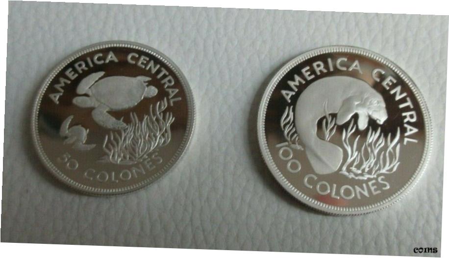 【極美品/品質保証書付】 アンティークコイン コイン 金貨 銀貨 送料無料 COSTA RICA CONSERVATION 1974 ROYAL MINT SILVER PROOF 100 50 COLONES MINT