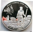 Bhutan 1994 Joao Cabral Discover 300 Ngultrums シルバーコイン プルーフBhutan 1994 Joao Cabr...
