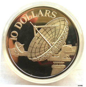 シンガポール 1979 通信衛星 10ドル シルバーコイン プルーフSingapore 1979 Communication Satellite 10 Dollar Silver Coin Proof