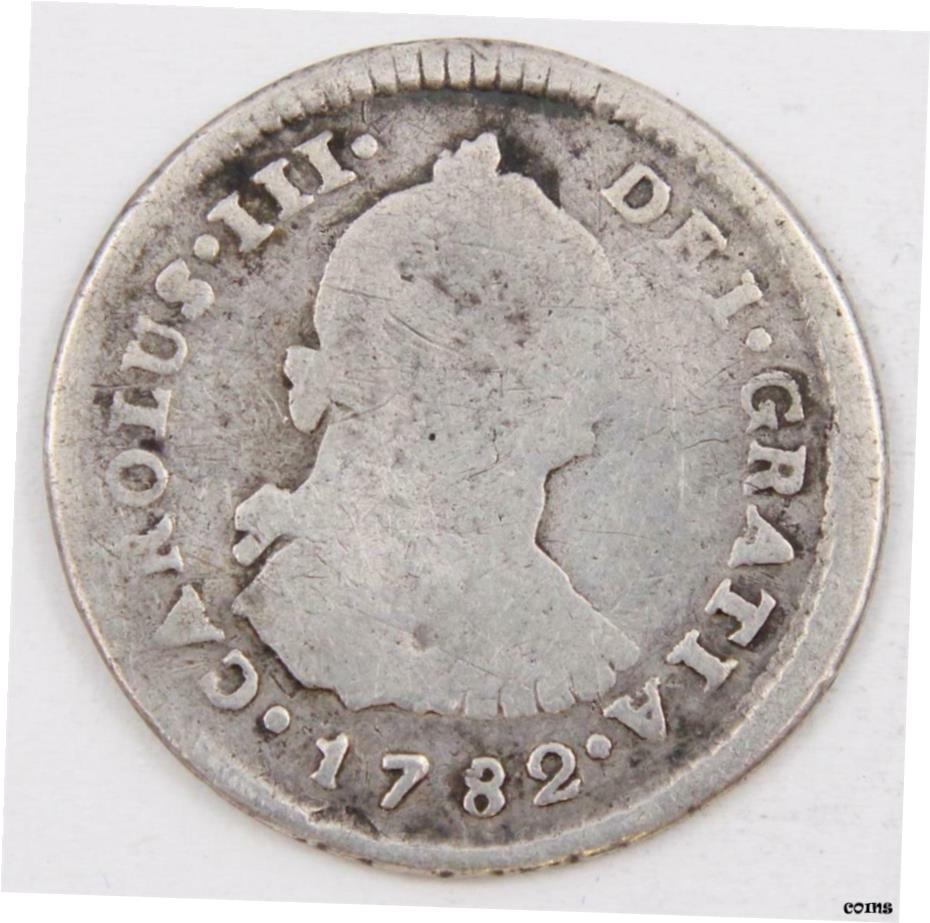 yɔi/iۏ؏tz AeB[NRC RC   [] 1782 Peru 1 Real silver coin Lima MI KM#75 circulated