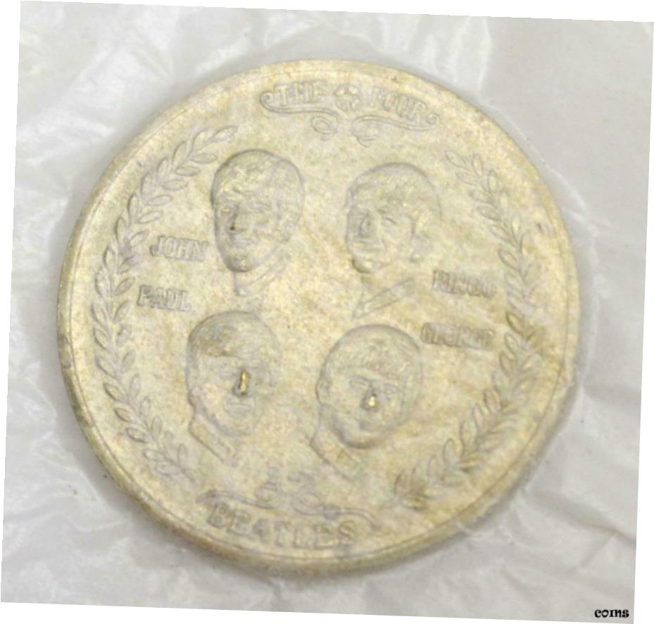 【極美品/品質保証書付】 アンティークコイン コイン 金貨 銀貨 [送料無料] 1964 Beatles USA first visit official Medallion Still Mint Sealed Uncirculated