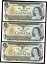 ڶ/ʼݾڽա ƥ    [̵] 3x 1973 Canada $1 dollar replacement notes BC-46aA *FN3463790-92 UNC63 EPQ