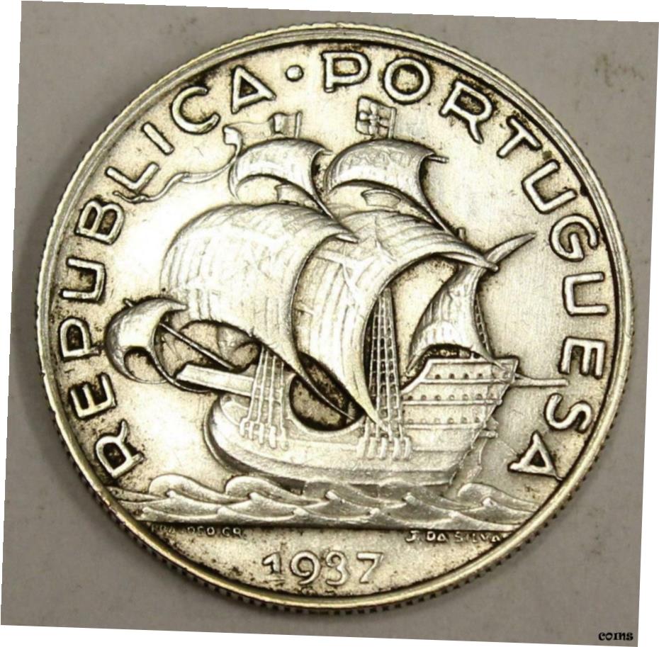 ڶ/ʼݾڽա ƥ    [̵] 1937 Portugal 5 Escudos silver coin