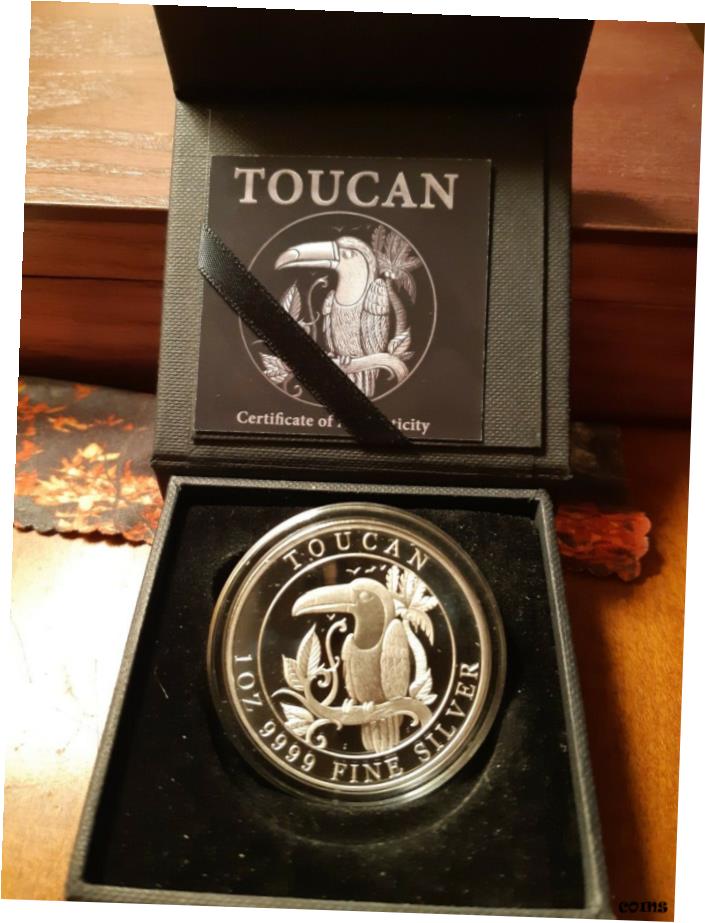 ڶ/ʼݾڽա ƥ    [̵] 2018 1 Oz PROOF Silver $1 Niue TOUCAN Coin WITH BOX AND COA.Only 1000 produced.