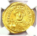  アンティークコイン コイン 金貨 銀貨  Byzantine Constans II AV Solidus ゴールド コイン 641-668 AD 認定 NGC MS (UNC)- show original title