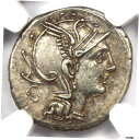 ローマ共和国 T. Ma. Mancius AR Denarius Coin 111 BC-認定NGC Choice XFRoman Republic T. M...