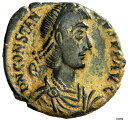 NO ONLINE 例 古代ローマコイン コンスタンティウス II E 背後頭部 SMKB ウォーリングNO ONLINE Example Ancient Roman Coin Constantius II E Back Head SMKB Walling