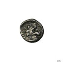 ピシディア・セルジュ 300-190 BC AR シルバー・ヘミオボル・ゴルゴン・ライオン 古代ギリシャコインPisidia Serge 300-190 BC ...