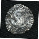  アンティークコイン コイン 金貨 銀貨  Elizabeth I, 1558-1603, 7th Issue, Halfgroat, London, mm 2, S-2586, N-2016