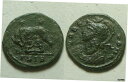 コンスタンティノス 1 世 337 AD 古代ローマのコイン VRBS ローマ ウルフ スター/ロムルス レムスConstantine I 337 AD Ancient Roman Coin VRBS Rome Wolf Star/Romulus Remus(3)