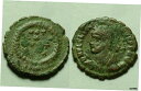 希少な本物の古代ローマのコイン ユリアヌス 2 世背教者 361 AD 月桂冠 シルミウムRare Genuine Ancient Roman Coin Julian II Apostate 361 AD Laurel Wreath Silmium