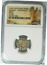 メルゲイユ NGC AU 55 フランス デニール 1100 のテンプル騎士団十字軍コインMelgueil NGC AU 55 France Denier 1100' s Knights Templar Crusader Coin(3)