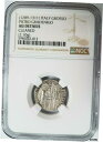 ドージェ ピエトロ グラデンゴ ヴェネツィア イタリア NGC AU ディテール シルバー グロッソ エーカー 秋Doge Pietro Gradengo Venice Italy NGC AU Detail Silver Grosso Acre Autumn