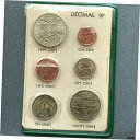 1966 UNC BP SOUVENIR GREEN WALLET 6 COINS SET LOT 21966 UNC BP SOUVENIR GREEN WA...