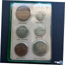 1947 - 1962 PREDECIMAL BP SOUVENIR GREEN WALLET 6 COIN SET1947 - 1962 PREDECIMAL...