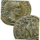 【極美品/品質保証書付】 アンティークコイン コイン 金貨 銀貨 送料無料 TRAJAN DECIUS Tetradrachm Prieur 528 Scarce Eagle 古代ローマ帝国 コイン- show original title