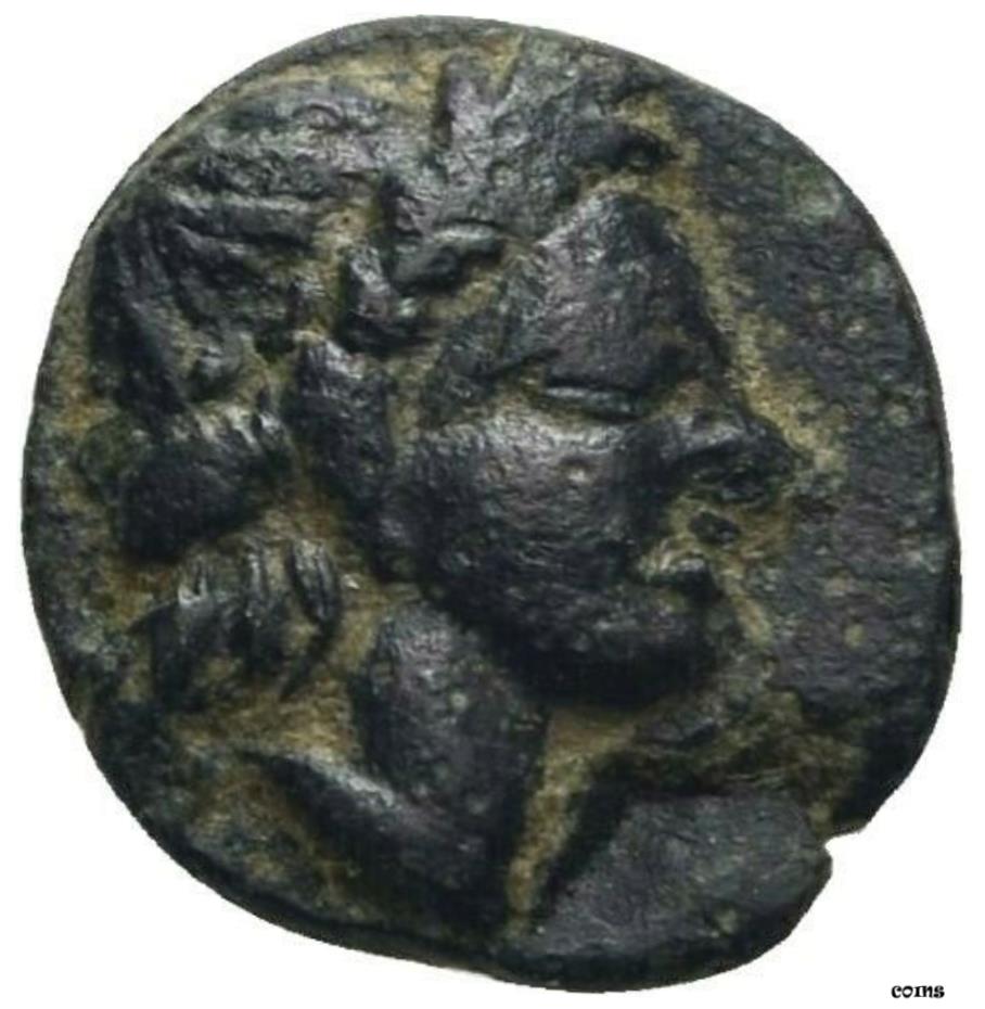 yɔi/iۏ؏tz AeB[NRC RC   [] TROAS Hamaxitos Ԉqg[L[Ґ Archaic Apollo Smintheum Lyre ASIA MINOR A AE NICE COIN- show original title