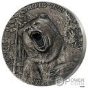 GRIZZLY プレデターズ 3オンス シルバー コイン 5000 フラン コートジボワール 2020GRIZZLY Predators 3oz Silver ...