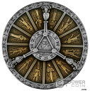 エジプト カレンダー 2オンス シルバー コイン 2 $ ニウエ 2021Egyptian Calendar 2oz Silver Coin 2 $ Niue 2021