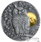 【極美品/品質保証書付】 アンティークコイン コイン 金貨 銀貨 [送料無料] LONG EARED OWL Asio Otus 2オンス シルバー コイン 5 $ Niue 2019- show original title