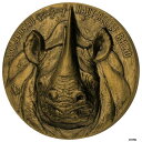 RHINO ビッグ ファイブ 1 オンス 金貨 100 フラン コートジボワール 2021RHINO Big Five 1oz Gold Coin 100 Fr...