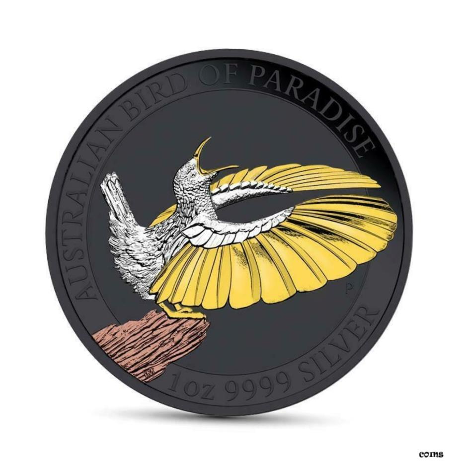  アンティークコイン コイン 金貨 銀貨  Australia 2018 1$ - Precious Australian Beauties - Bird of Paradise silver coin